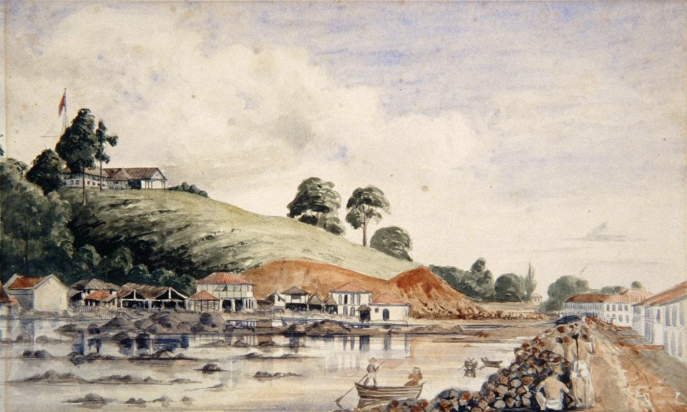 찰스 다이스가 그린 총독의 언덕(1846)