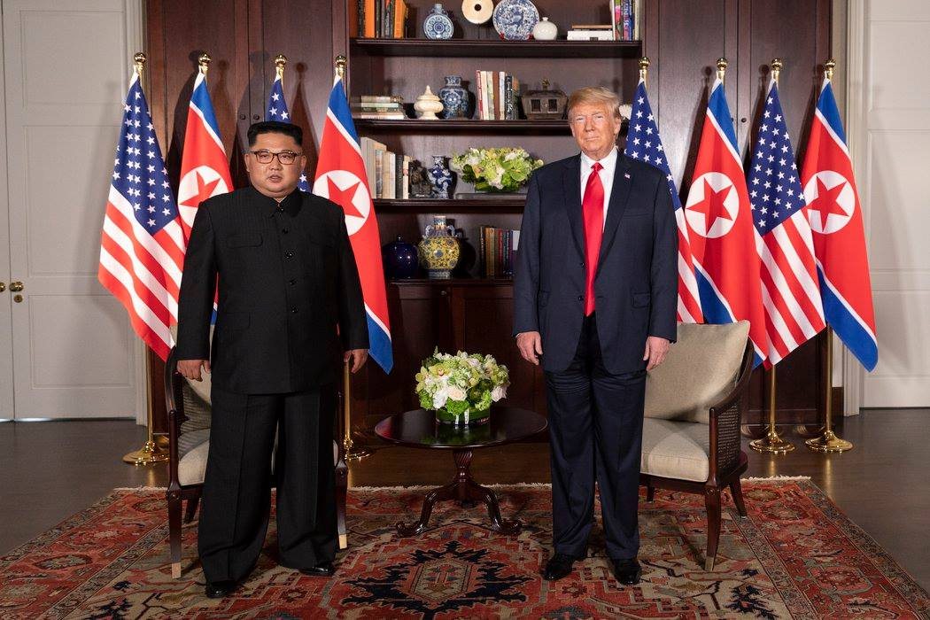 2018년 6월 12일, 카펠라 호텔의 북미정상회담